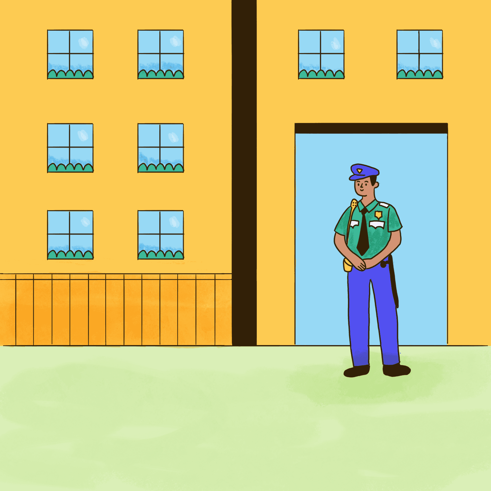 Ilustración del tema seguridad